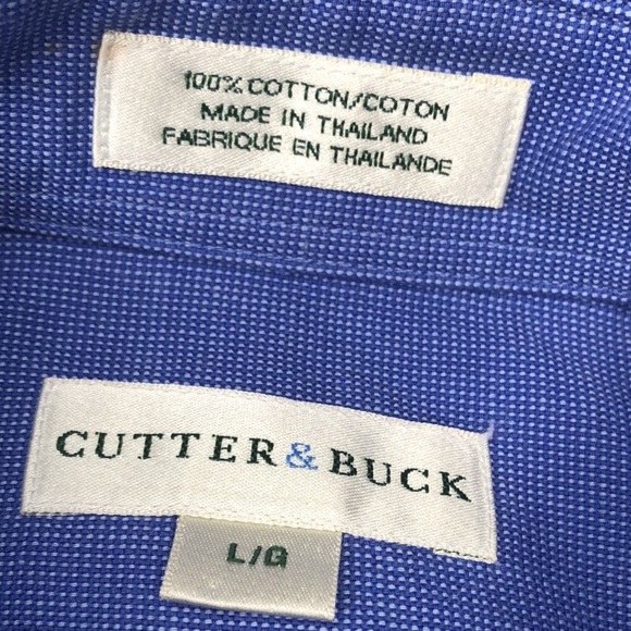 Cutter & Buck Men’s Long Sleeve Button Front Dress Shirt - Picture 8 of 9